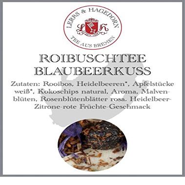 Lerbs & Hagedorn Blueberry Kiss Rooibos Tea | Blueberry, Lemon & Red Fruit, 2 kg (approx. 162 L)