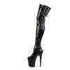Pleaser FLAMINGO-3050 Black Stretch Patent/Black, UK 3 (EU 36) view 3