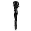 Pleaser FLAMINGO-3050 Black Stretch Patent/Black, UK 3 (EU 36) view 4