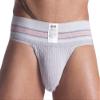 GYM Men's 7.6 cm Waistband Classic Athletic Supporter, Heather Gray, XXX-Large view 2