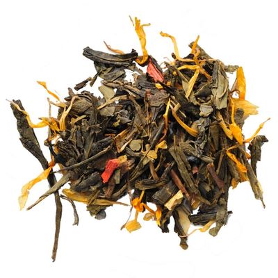 Oriental Star Green Tea 100 g | Sencha & Chun Mee with Mango and Strawberry