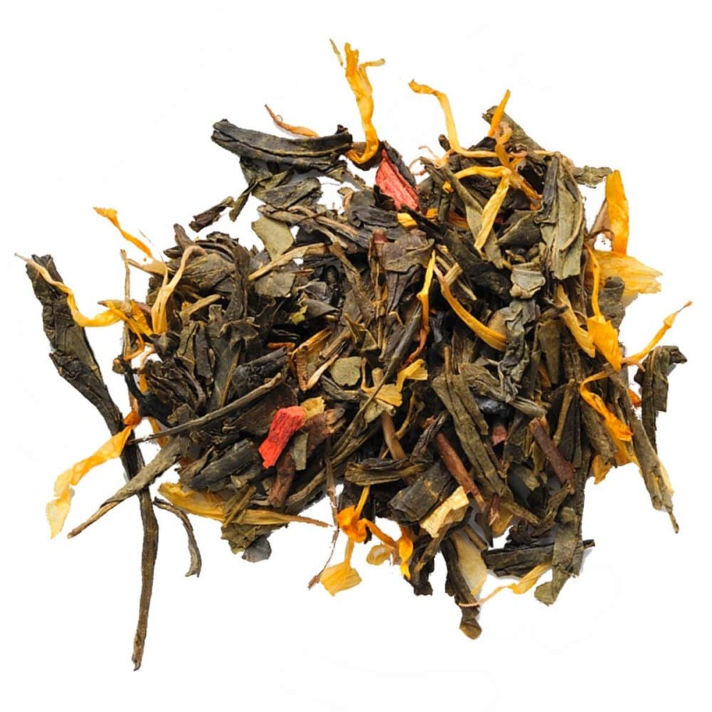 Oriental Star Green Tea 100 g | Sencha & Chun Mee with Mango and Strawberry