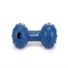 BEEZTEES 625933 Dog Toy: Dumbbell with Bell 11.5cm BLUE view 1
