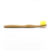 The Humble Co. Yellow Bamboo Toothbrush for Kids | Ultra-Soft Bristles | Biodegradable, Eco-Friendly, Vegan, Dentist-Recommended (1 Pack) view 1