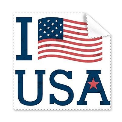 DIYthinker USA American Flag Pattern Eyeglass Cleaning Cloths, 5-Pack