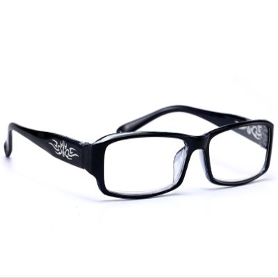 morefaz Unisex Floral Retro Vintage Reading Glasses, Black, +1.00
