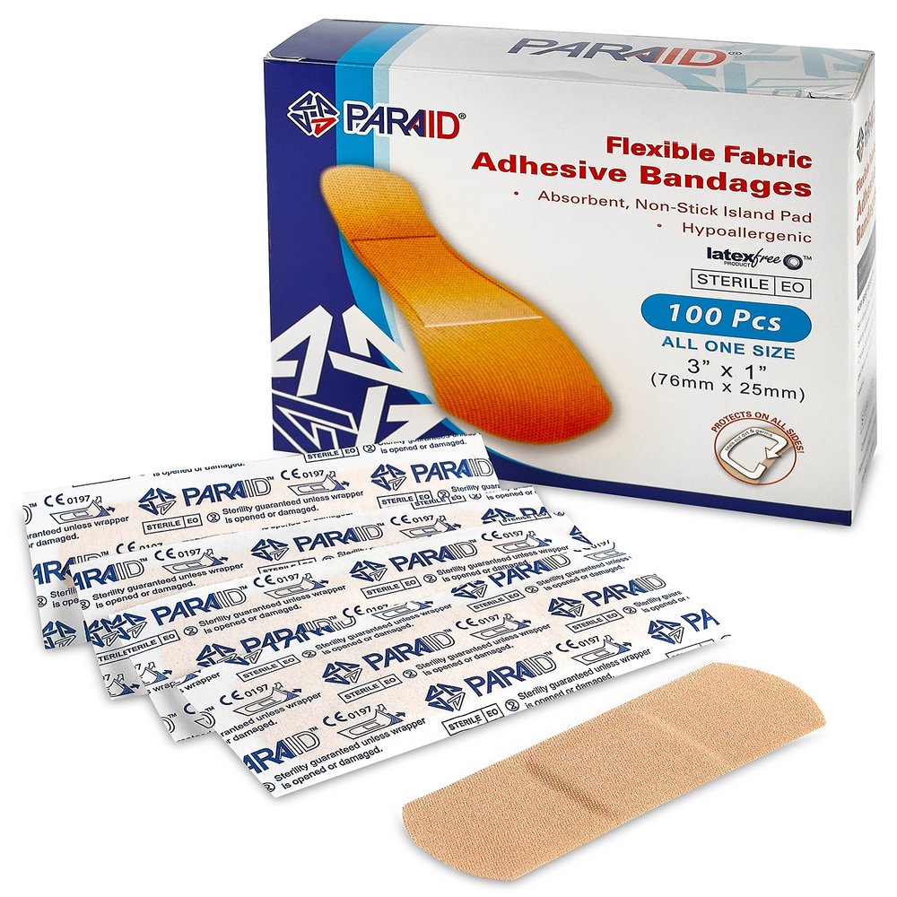Flexible Adhesive Bandages - 100 Pack