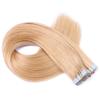 Tape-In Hair Extensions #18 Natural Ash Blonde, 50 cm, 50 Wefts, 100% Remy Human Hair by NOVON Hair Extensions view 1