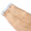 Tape-In Hair Extensions #18 Natural Ash Blonde, 50 cm, 50 Wefts, 100% Remy Human Hair by NOVON Hair Extensions view 3