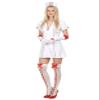 DEGUISE TOI Sexy Nurse Costume for Women, White and Red view 3