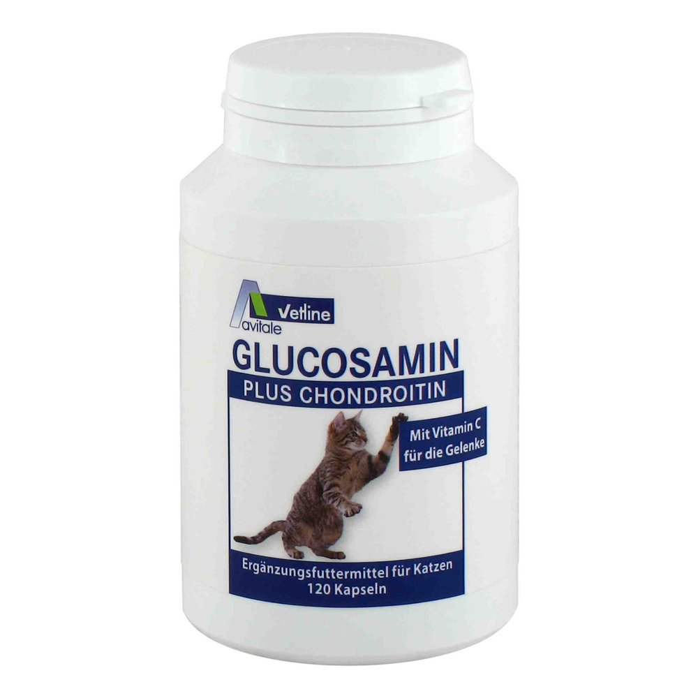 Avitale Glucosamine + Chondroitin Capsules for Cats, 120 Count