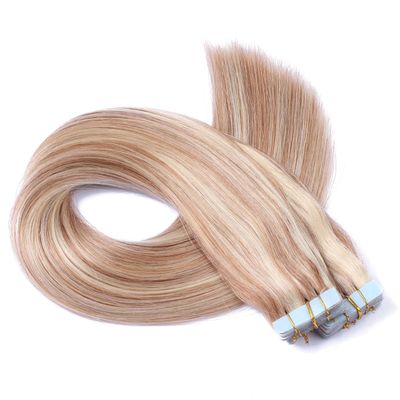 Tape-In Hair Extensions #12/613 GESTRHNT, 40 cm, 20 Wefts, 100% Remy Human Hair