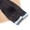 Tape-In Hair Extensions #1B/24 Ombre, 50 cm, 40 Wefts, 100% Remy Human Hair view 3