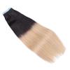 Tape-In Hair Extensions #1B/24 Ombre, 50 cm, 40 Wefts, 100% Remy Human Hair view 4