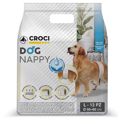Croci Dog Diapers - Disposable Dog Nappies for Males