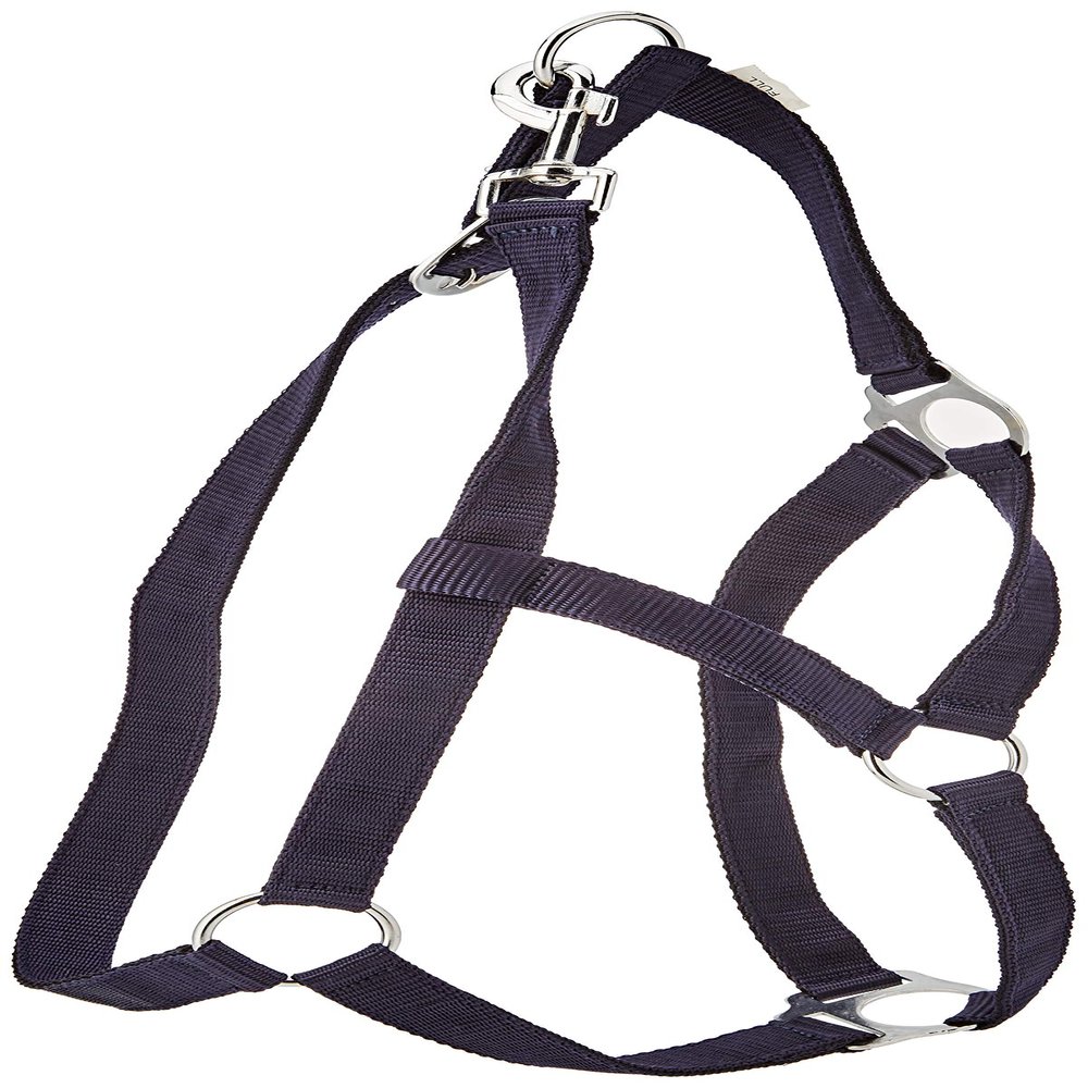 PFIFF 102266-220-Full Halter - Udine - Nylon Halter for Warmbloods, L, Dark Blue