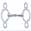 2-in-1 3-Ring Snaffle Bit, 14 cm view 1