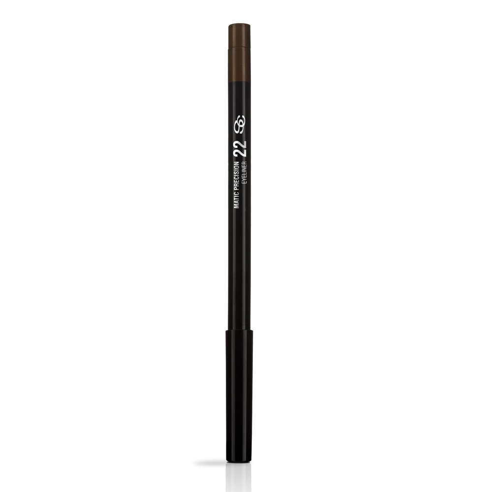 SALERM Matic Precision Eyeliner Pencil, Brown