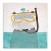 Nordic Cute Animal Poster: Polar Bear, Hippo and Penguin Canvas Wall Art, Unframed PTWC002-M view 1