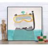 Nordic Cute Animal Poster: Polar Bear, Hippo and Penguin Canvas Wall Art, Unframed PTWC002-M view 2