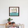 Nordic Cute Animal Poster: Polar Bear, Hippo and Penguin Canvas Wall Art, Unframed PTWC002-M view 4