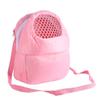 Breathable Small Pet Carrier Backpack with Shoulder Strap, Pink view 2