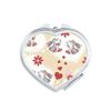 DIYthinker Valentine's Day Gray Rabbit Heart Compact Makeup Mirror view 1