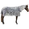 KERBL RugBe Zebra Fly and Eczema Horse Blanket with Neck Cover, 145 cm view 1