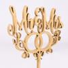 KLEINLAUT 3D Lettering Cake Topper Mr. & Mrs. with Rings, 25 x 29.5 cm, Neon Red view 2