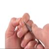 Faude Extra-Fine Tower-Tip Cuticle Scissors, Stainless Steel, 9 cm view 4