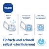 MAM Air NIGHT Silicone Pacifiers 16+ Months, Girl Mix, 4-Pack view 3