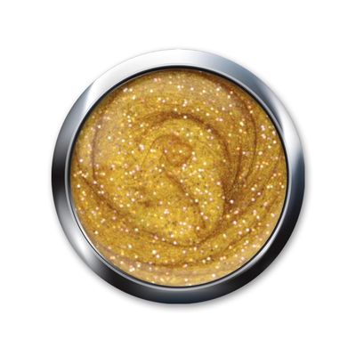 UV Gel Flux Colour and Glam - Gold Twinkle, 5 ml