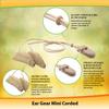 Ear Gear Mini Corded Gray, Set of 2 Covers, Fits 1–1.25 in view 2