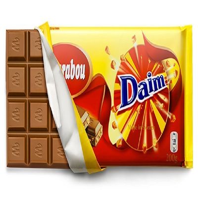 Marabou Milk Chocolate with Daim (Hard, Crunchy Caramel), 3 x 150 g