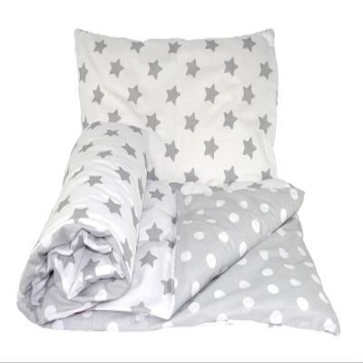 Baby's Comfort Reversible 2-Piece Baby Bedding Set, Duvet Cover and Pillowcase, 120 x 90 cm