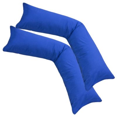 Moon 2-Pack Jersey Side-Sleeper Pillowcases, Royal Blue, 40 x 200 cm