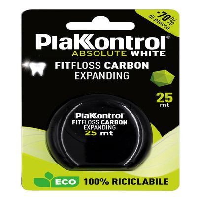 Plakkontrol Dental Black Fit Floss, 25 Meters - 30 g