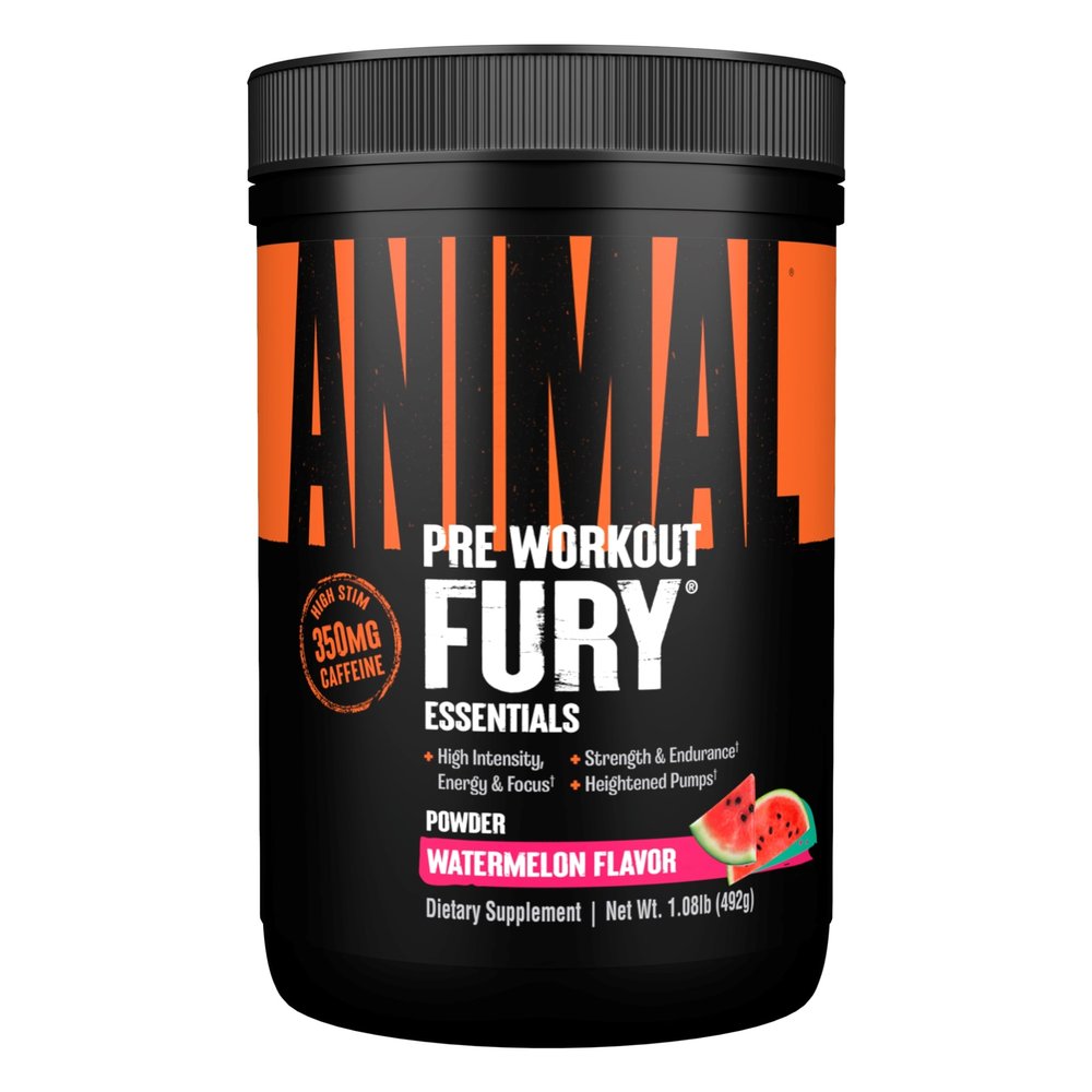 ANIMAL Fury Pre-Workout Watermelon, 30 Servings
