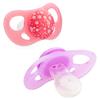 Twistshake Baby Pacifiers, 2-Pack | Orthodontic Shape | Ultra-Light | Soft Silicone Nipple | BPA-Free | For Babies 0–6 Months | Pink/Purple view 2