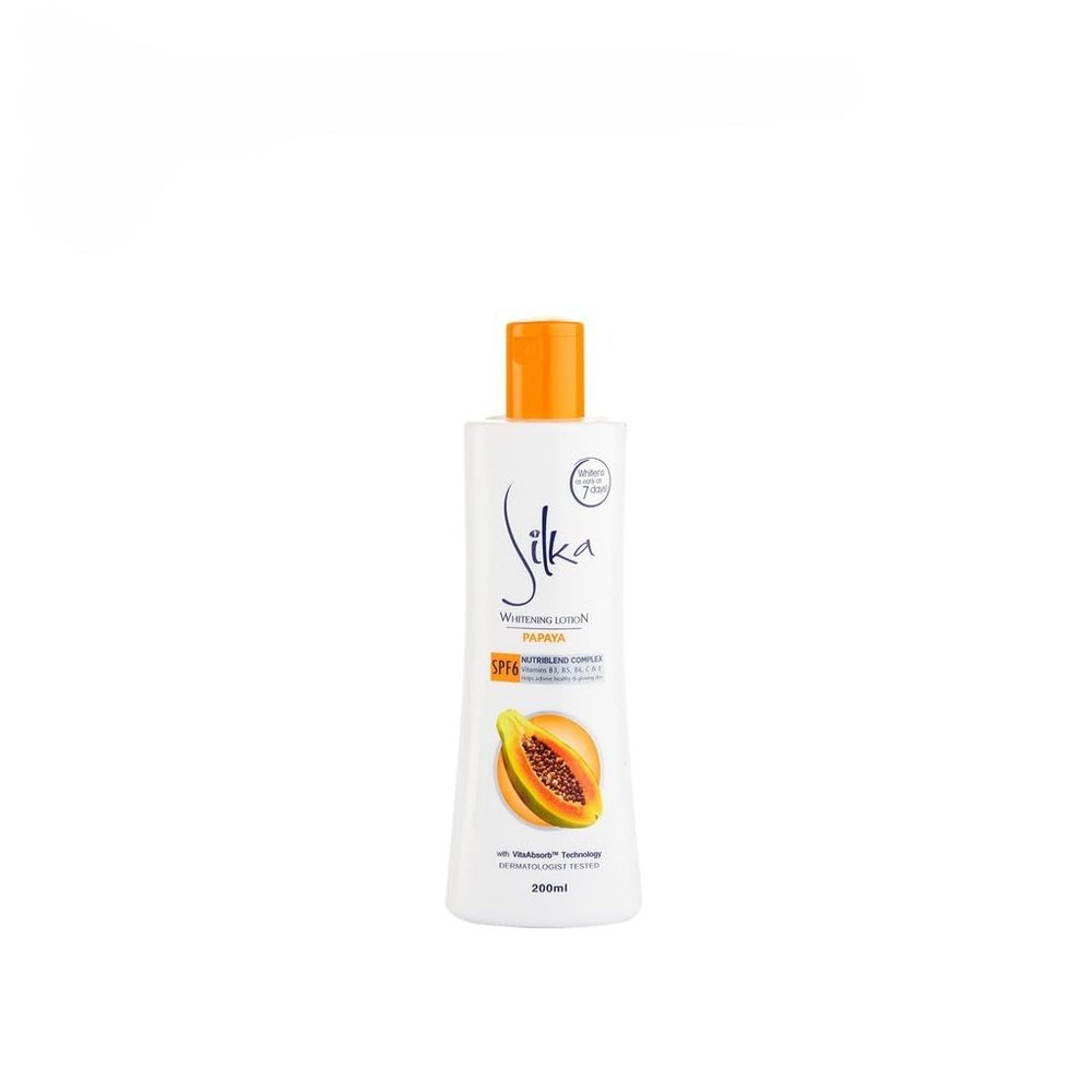 Silka Skin Whitening Papaya Lotion (200 ml)