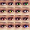 DESIGNLENSES Grey Dragon Gray-White Cat-Eye Halloween Costume Contact Lenses, 1 Pair (2 Lenses) view 4