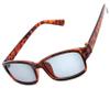 4sold Slim Sun Retro Reading Glasses, Black/Brown Dark Brown, Spring Hinges view 2
