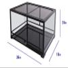 Carolina Custom Cages Terrarium, High Size 36Lx18Dx24H, Easy Assembly view 2