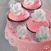 Dekoback White Wafer Paper Roses, 8 Count view 2