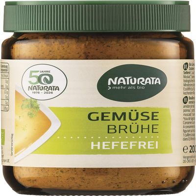 Organic Yeast-Free Vegetable Broth, 2 x 200 g