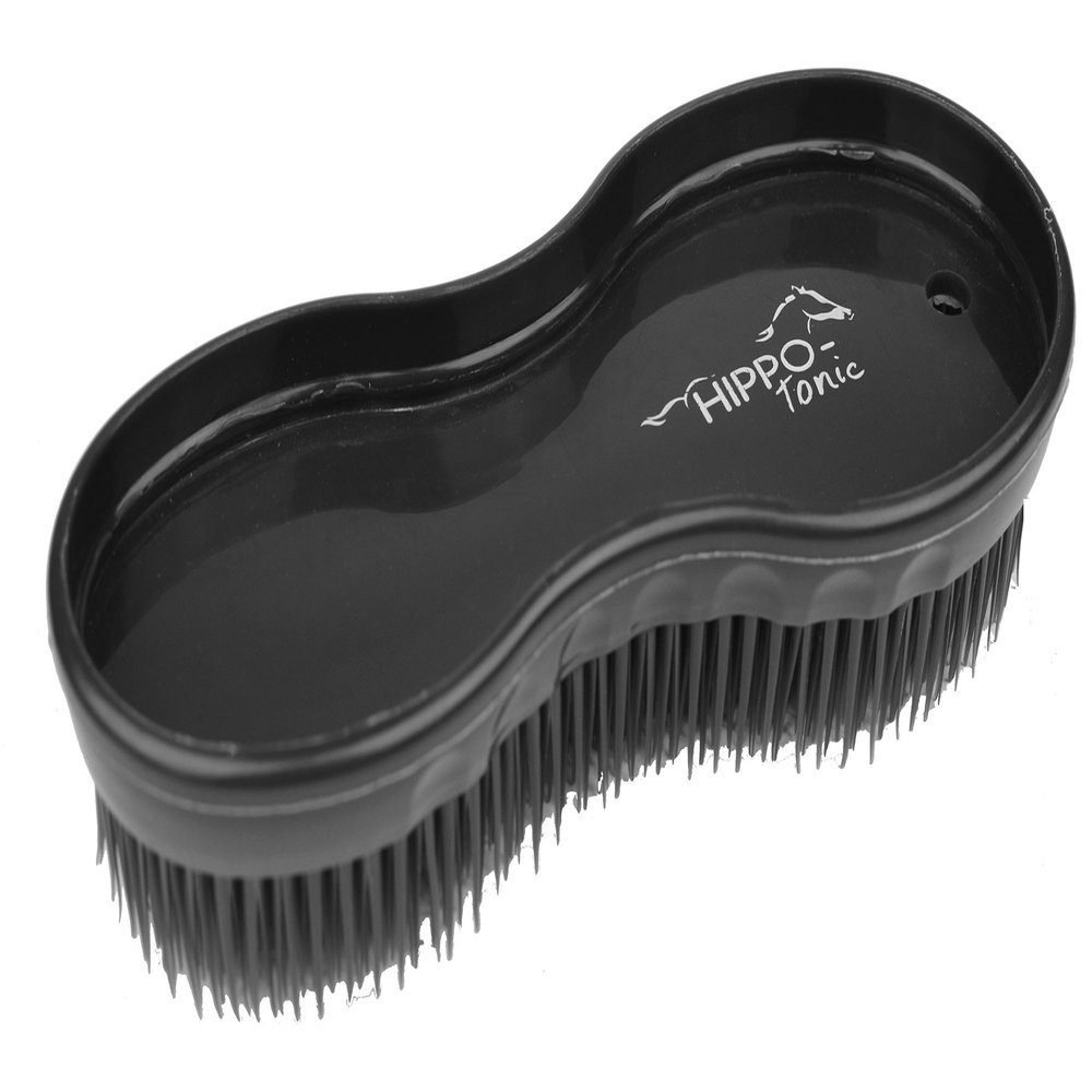 Hippo-Tonic Multi-Purpose Brush for Adults, Unisex, Black, One Size