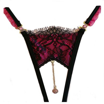 Lola Luna Scarlett Fuchsia Open Thong S–XL