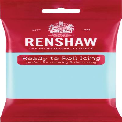 Renshaw Ready-to-Roll Icing, Duck Egg Blue, 250 g (4 pcs)