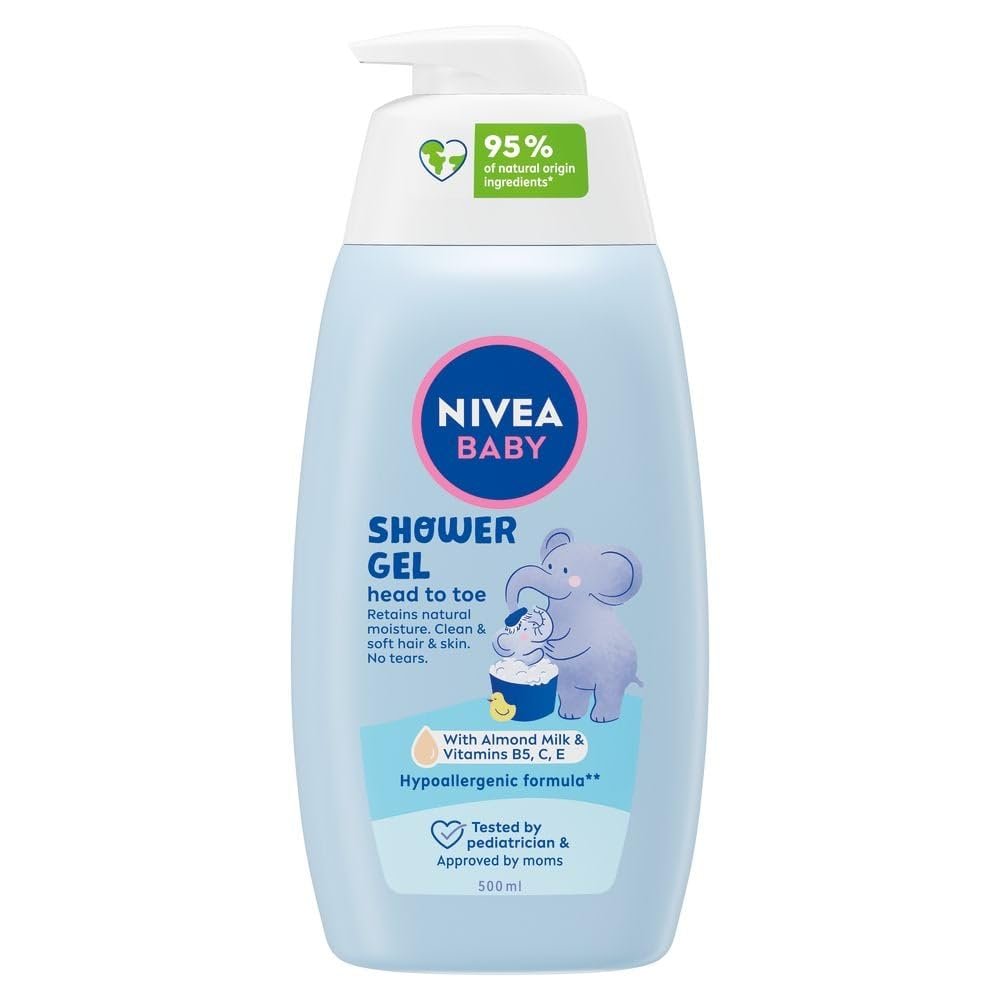NIVEA Baby Gentle Soothing Hypoallergenic Shampoo for Babies and Children, 500 ml