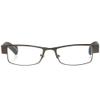 MELARIO Half-Rim Reading Glasses (1–3-Piece Value Set) (1 Piece, +1.0 Diopter, Gray) view 3